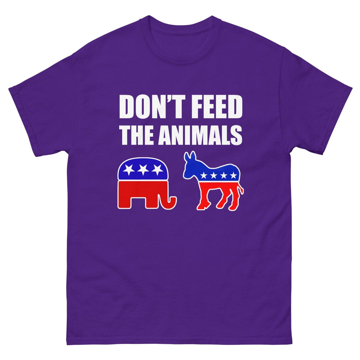 Don't Feed The Animals Heavy Cotton Shirt