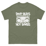 Drop Beats Not Bombs Heavy Cotton Shirt