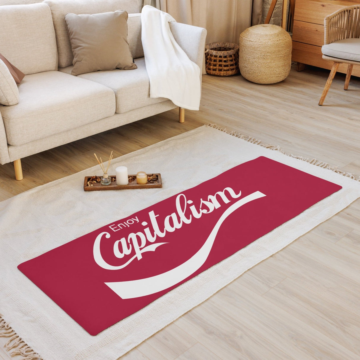 Enjoy Capitalism Yoga Mat