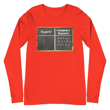 Experts Vs Conspiracy Theorists Long Sleeve Shirt