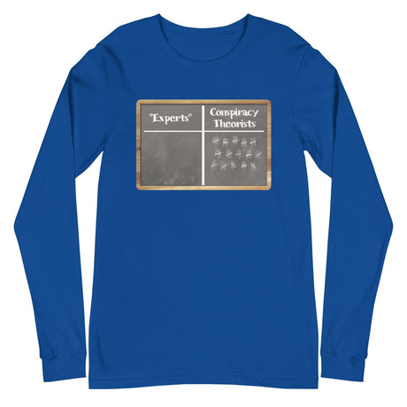 Experts Vs Conspiracy Theorists Long Sleeve Shirt