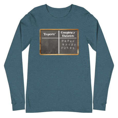 Experts Vs Conspiracy Theorists Long Sleeve Shirt