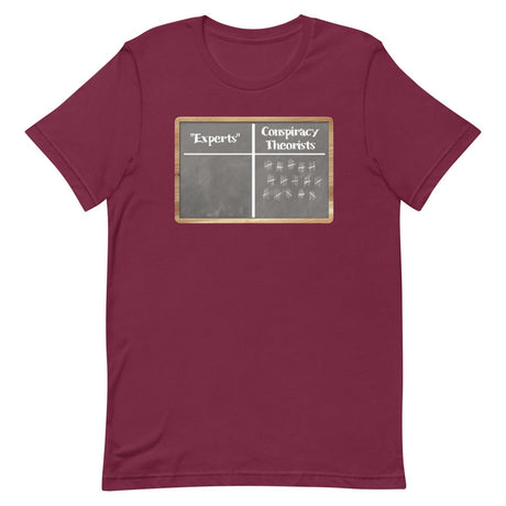 Experts Vs Conspiracy Theorists Scoreboard Shirt