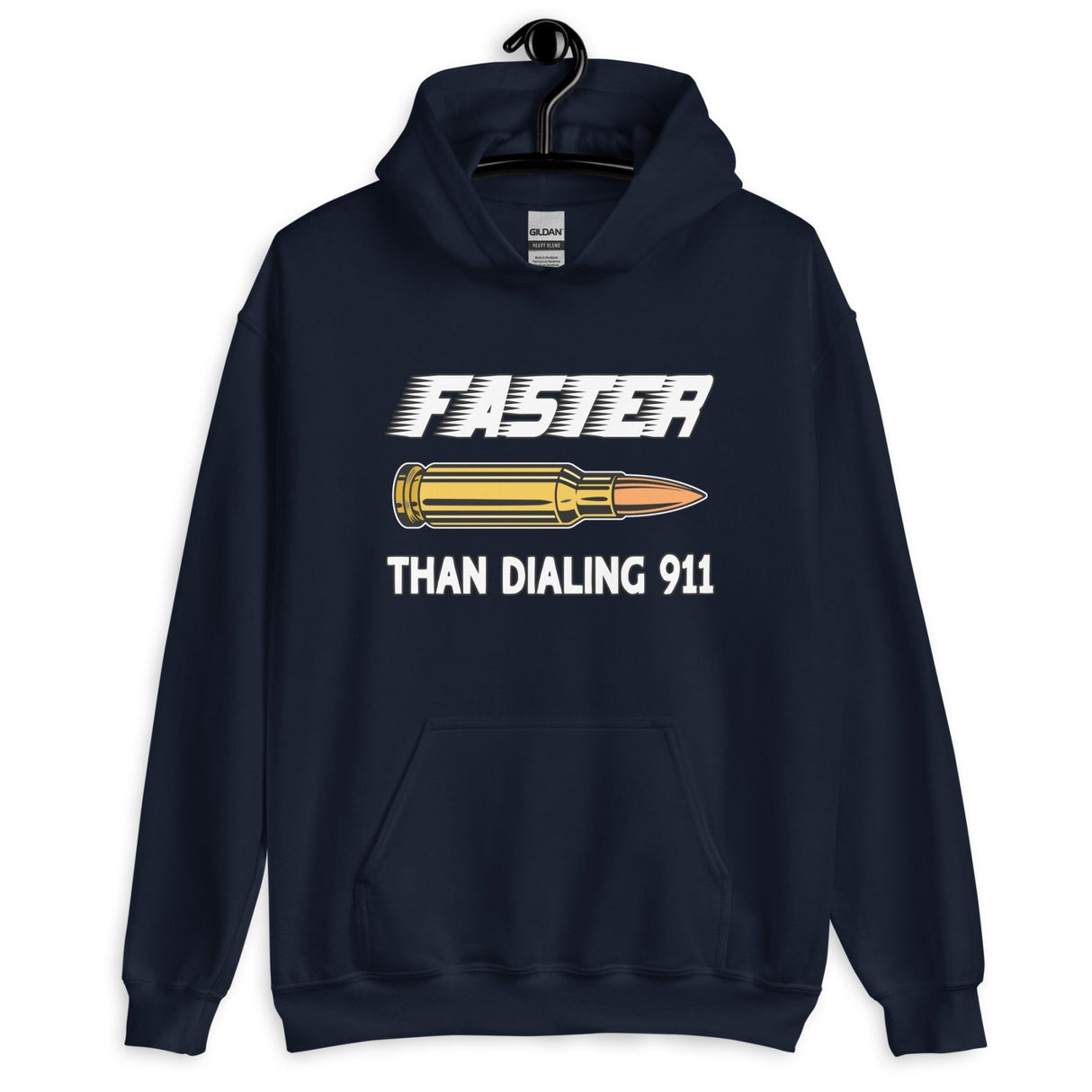 Faster Than Dialing 911 Bullet Hoodie