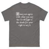 Fight For Your Right to Say It Heavy Cotton Shirt