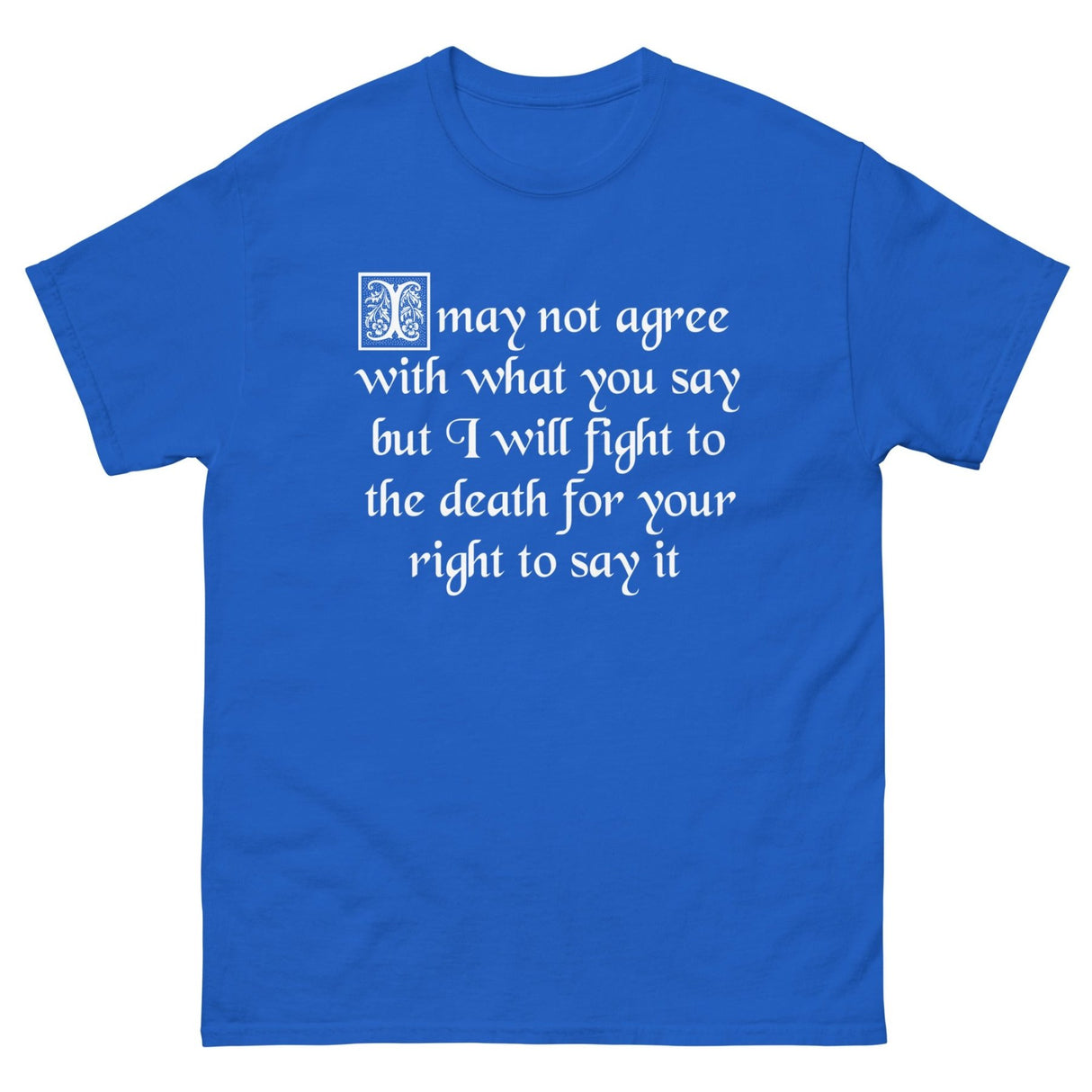 Fight For Your Right to Say It Heavy Cotton Shirt