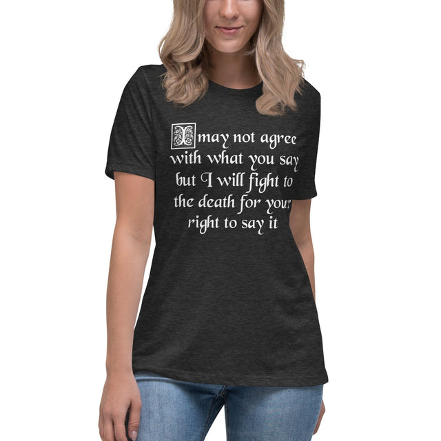 Fight For Your Right To Say It Women's Shirt