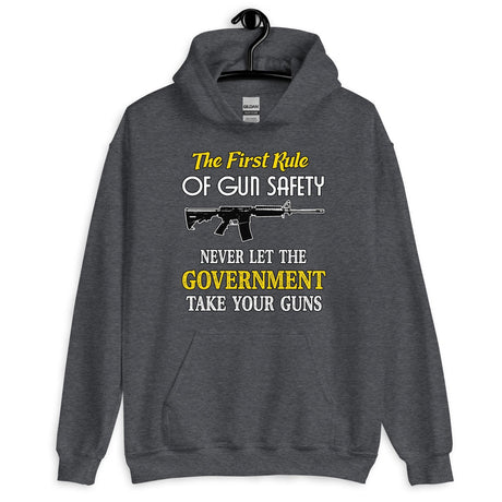 First Rule of Gun Safety Hoodie