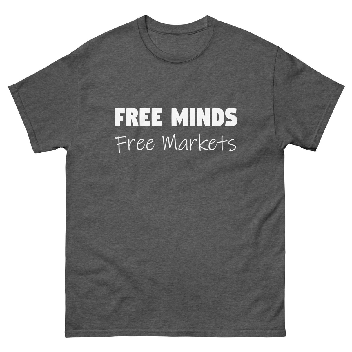 Free Minds Free Markets Heavy Cotton Shirt