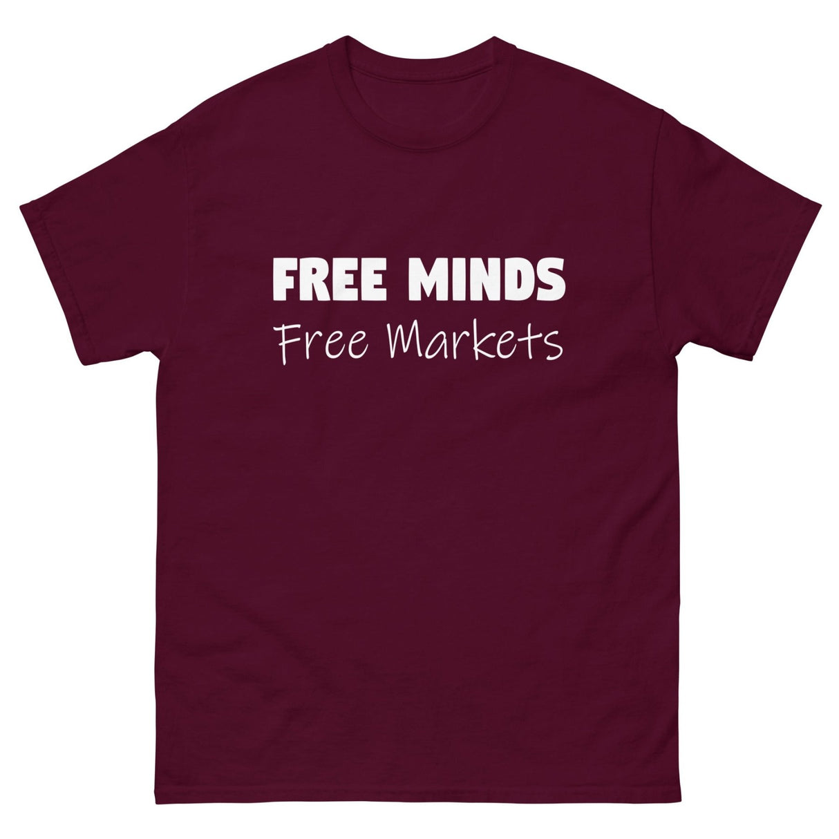 Free Minds Free Markets Heavy Cotton Shirt