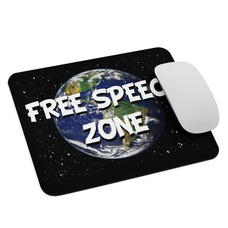 Free Speech Zone Earth Mouse Pad