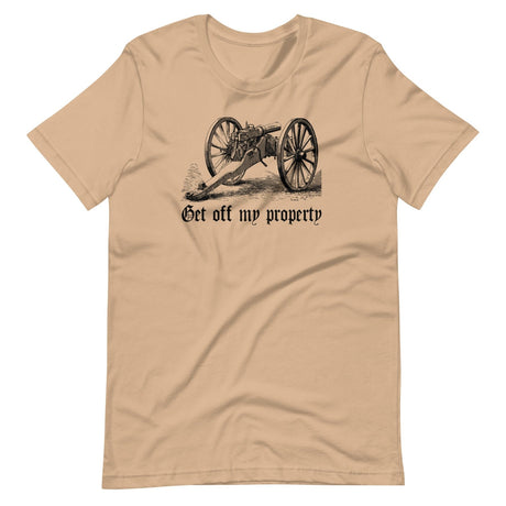 Get Off My Property Montigny Mitrailleuse Shirt