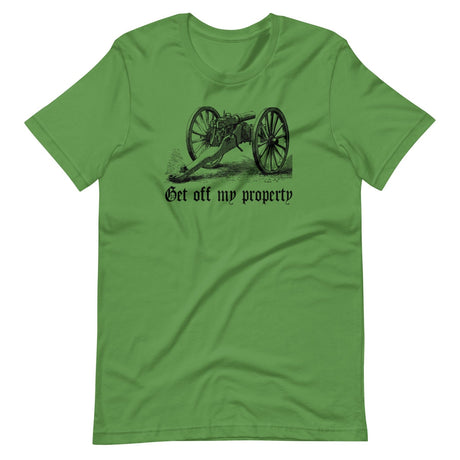 Get Off My Property Montigny Mitrailleuse Shirt