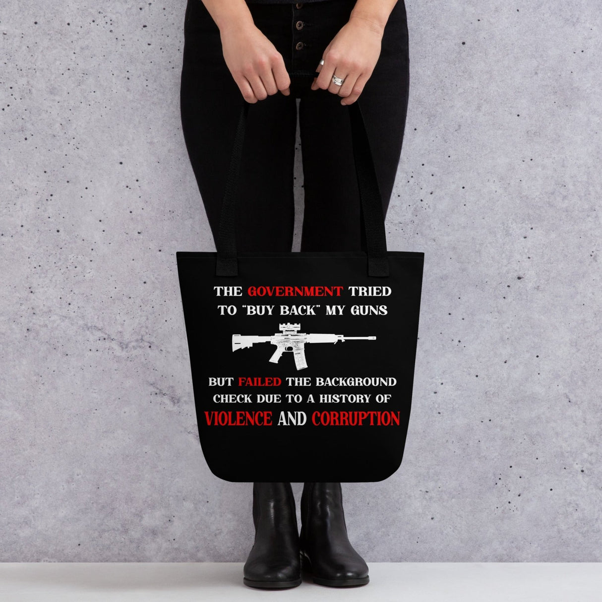 Government Buyback Gun Tote Bag