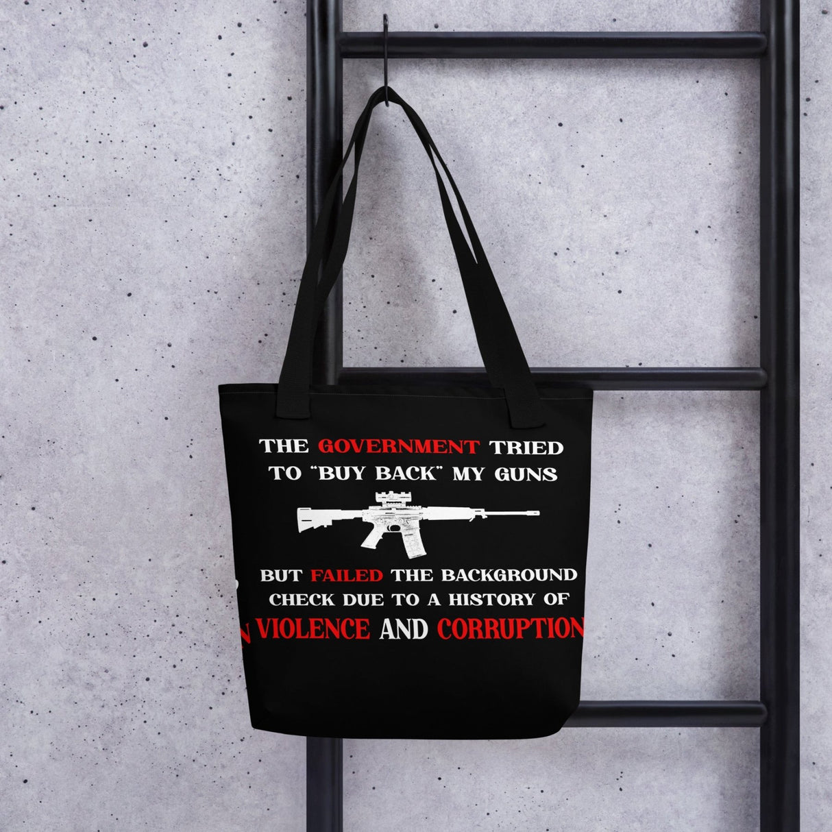 Government Buyback Gun Tote Bag