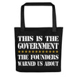 Government Founders Warned us About Tote Bag