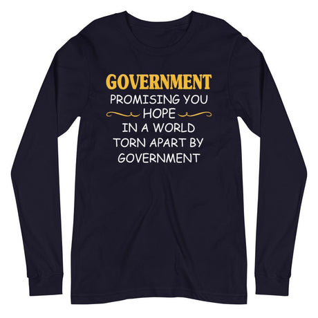 Government Promising Hope Premium Long Sleeve Shirt