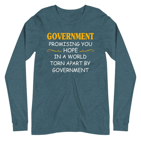 Government Promising Hope Premium Long Sleeve Shirt