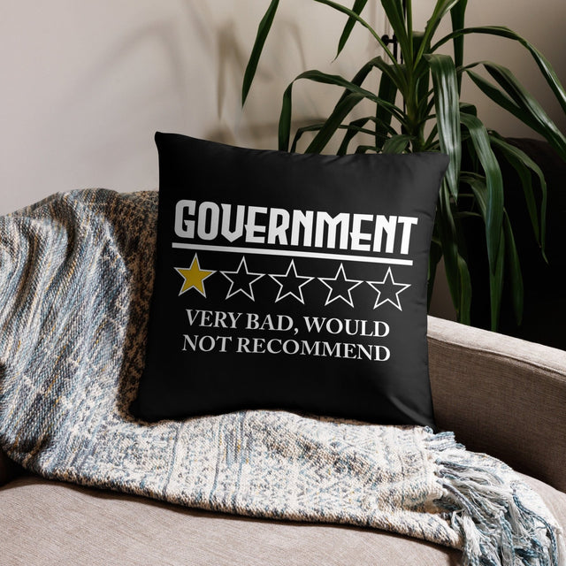 Government Very Bad Throw Pillow