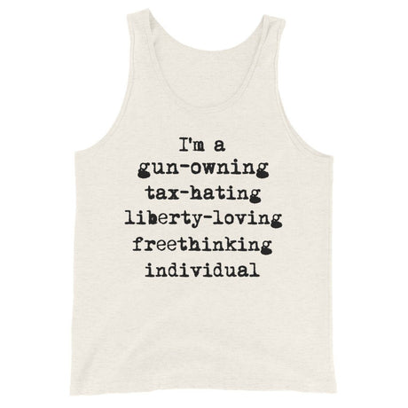 Gun - Owning Freethinking Individual Tank Top