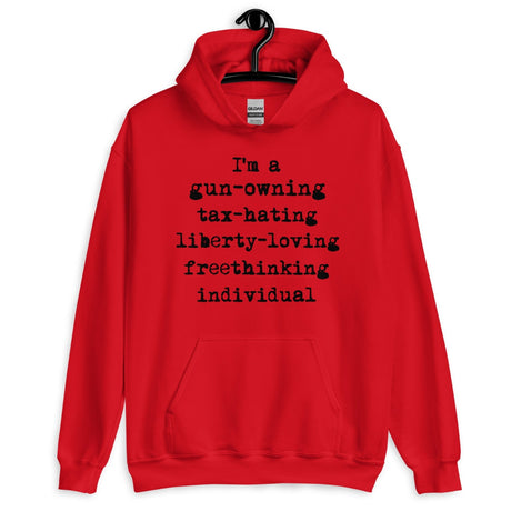 Gun - Owning Tax - Hating Individual Hoodie