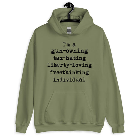 Gun - Owning Tax - Hating Individual Hoodie