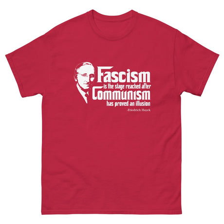 Hayek Anti - Communism Heavy Cotton Shirt