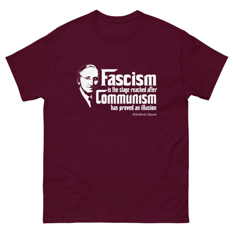 Hayek Anti - Communism Heavy Cotton Shirt