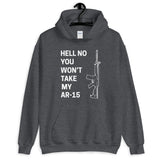 Hell No You Won't Take My AR 15 Hoodie