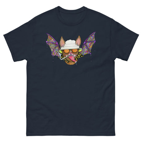 Hunter S. Thompson Psychedelic Bat Heavy Cotton Shirt