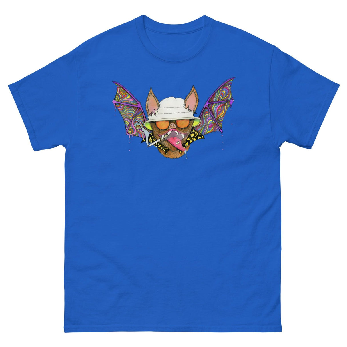 Hunter S. Thompson Psychedelic Bat Heavy Cotton Shirt