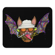 Hunter S. Thompson Psychedelic Bat Mouse Pad