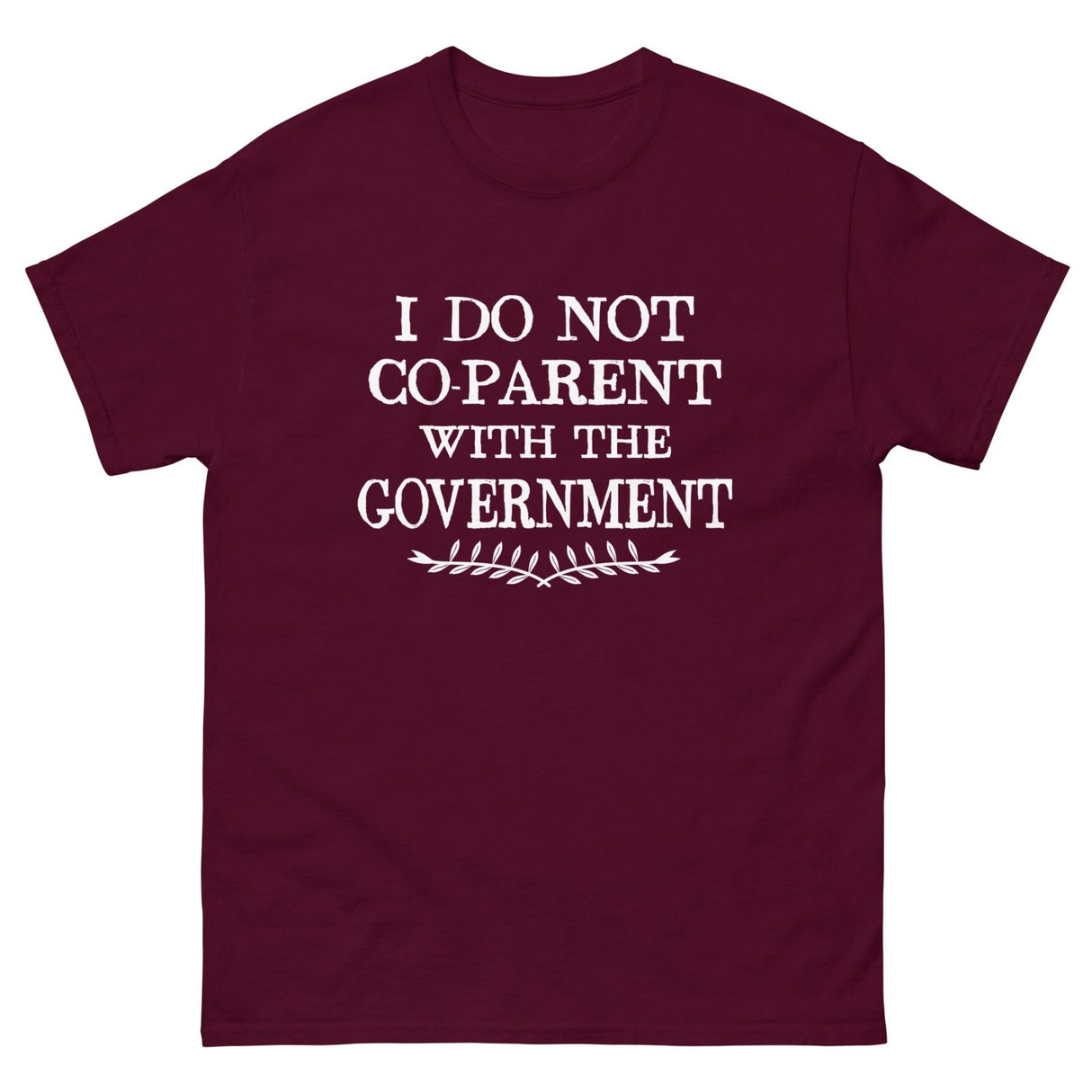 I Do Not Co - Parent With The Government Heavy Cotton Shirt