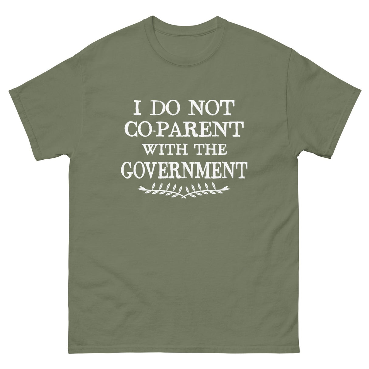 I Do Not Co - Parent With The Government Heavy Cotton Shirt