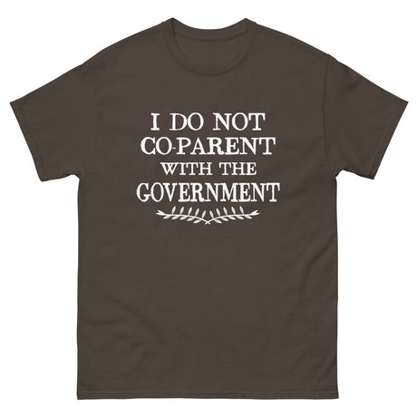 I Do Not Co - Parent With The Government Heavy Cotton Shirt