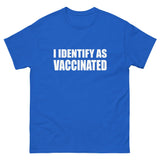 I Identify as Vaccinated Heavy Cotton Shirt