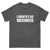 I Identify as Vaccinated Heavy Cotton Shirt