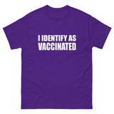 I Identify as Vaccinated Heavy Cotton Shirt