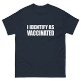 I Identify as Vaccinated Heavy Cotton Shirt