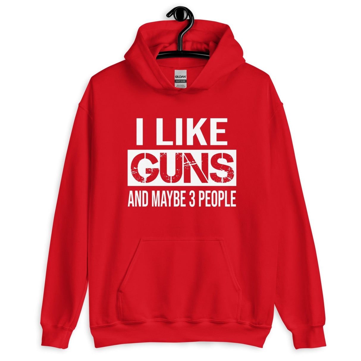 I Like Guns and Maybe 3 People Hoodie