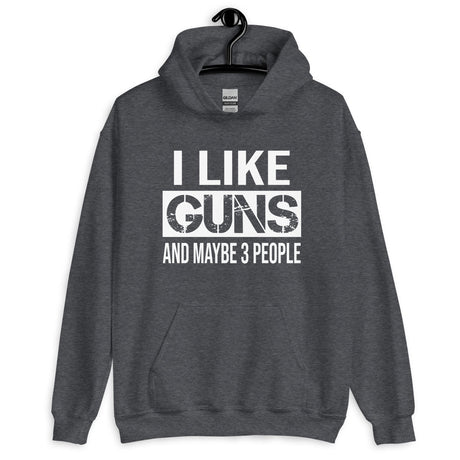 I Like Guns and Maybe 3 People Hoodie