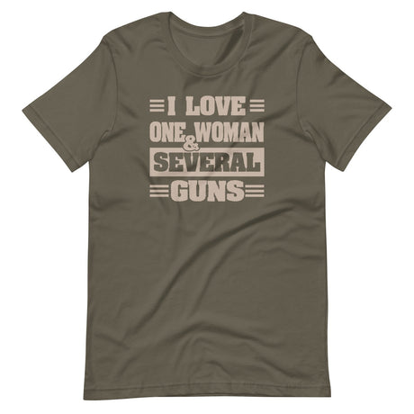 I Love One Woman and Several Guns Shirt