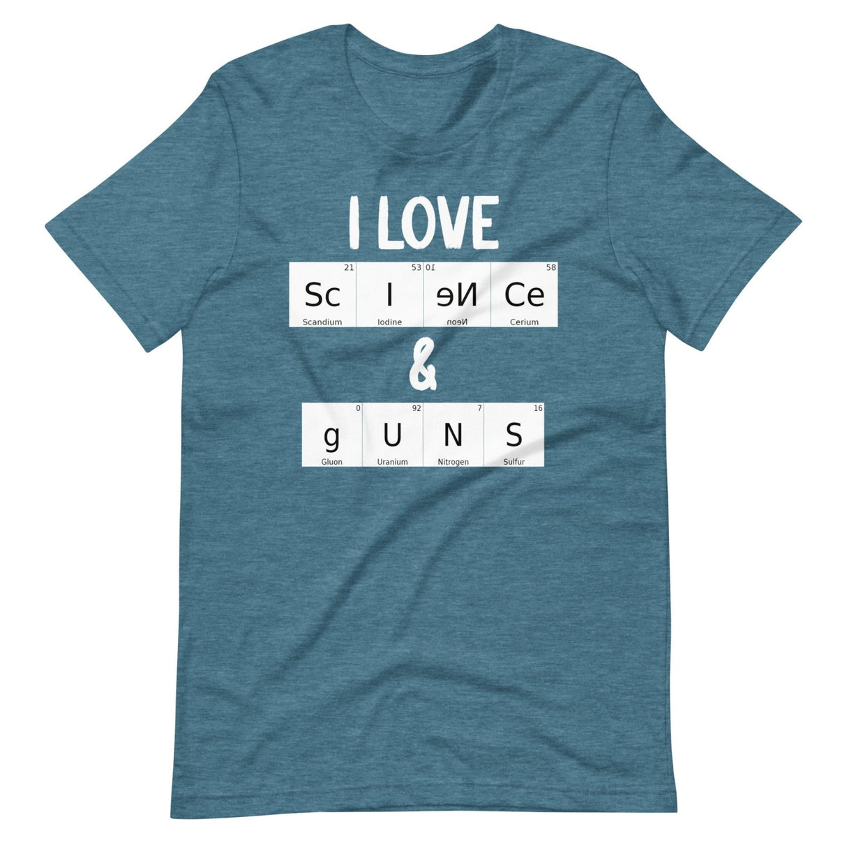 I Love Science and Guns Shirt