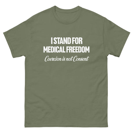 I Stand For Medical Freedom Heavy Cotton Shirt