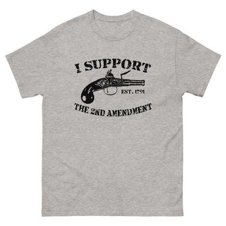 I Support The Second Amendment Heavy Cotton Shirt