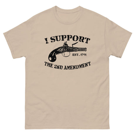 I Support The Second Amendment Heavy Cotton Shirt