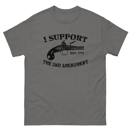 I Support The Second Amendment Heavy Cotton Shirt