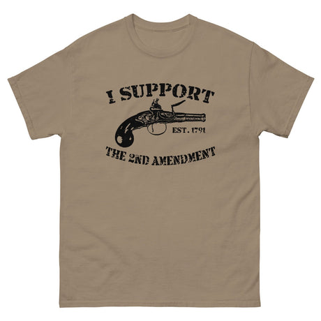 I Support The Second Amendment Heavy Cotton Shirt