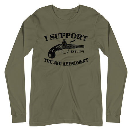 I Support The Second Amendment Long Sleeve Shirt