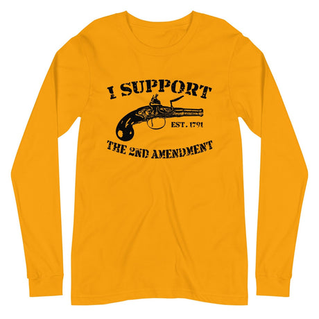 I Support The Second Amendment Long Sleeve Shirt